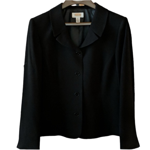 Talbots black suit jacket - Picture 1 of 5